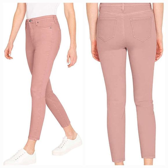 Buffalo David Bitton Women's High Rise Soft Stretch Ankle Skinny Jeans, Havana s - Picture 2 of 8